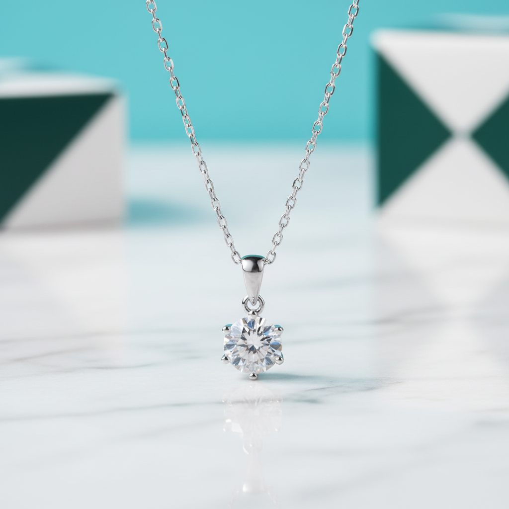 Classic Round-cut Diamond Jewelry Set-Evani Jewelry