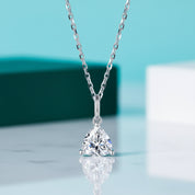 Classic Trillion-cut 1.0 ct Diamond Jewelry Set-Evani Jewelry