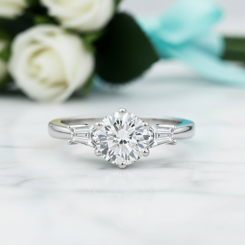 Classics Six Claw 2ct Diamond Engagement Ring-Evani Jewelry