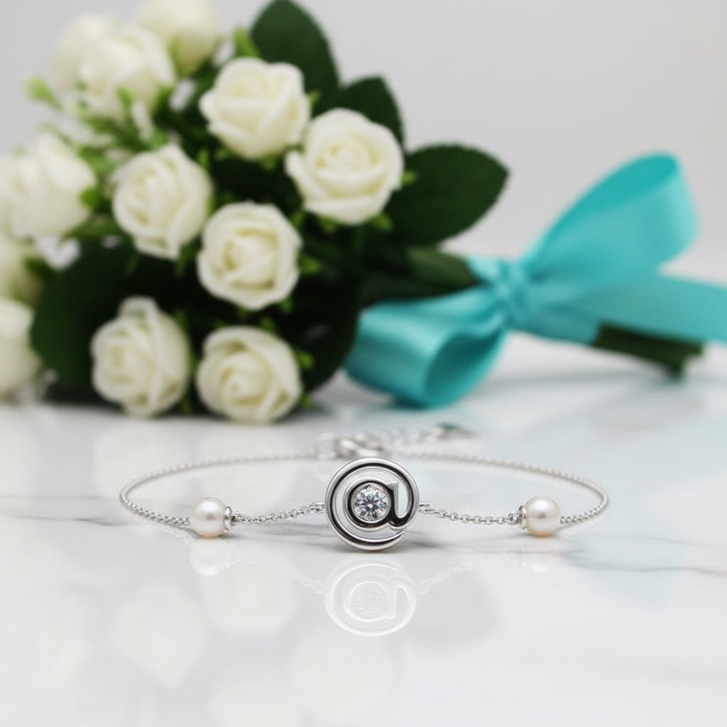 Dancing @ Symbol Diamond Option with Pearls Bracelet