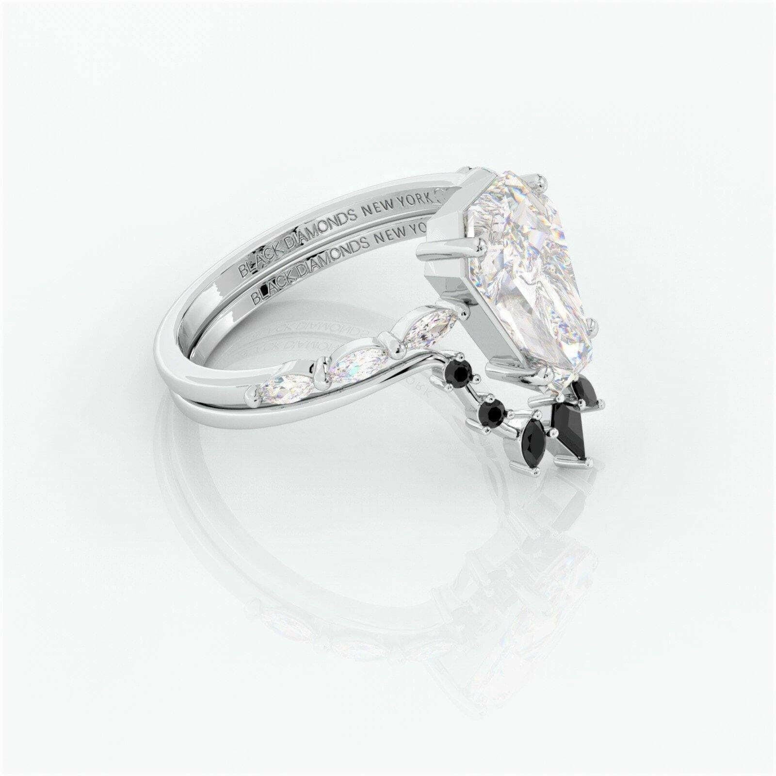 Devoted To You Gothic Rings in 14k Limited Coffin Cut Diamond-Evani Naomi Jewelry