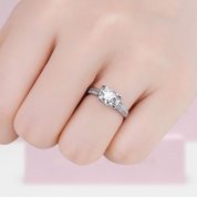 Elegant 1.00 ct Diamond Adjustable Engagement Ring-Evani Naomi Jewelry