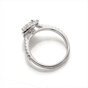 Elegant 1.00 ct Trillion Halo Diamond Engagement Ring-Evani Naomi Jewelry