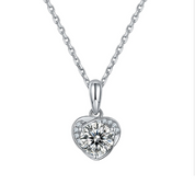 Elegant Heart-Shaped Diamond Jewelry Set-Evani Naomi Jewelry