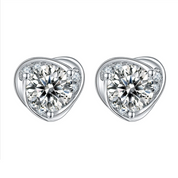 Elegant Heart-Shaped Diamond Jewelry Set-Evani Naomi Jewelry