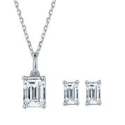 Flash Sale- Emerald Cut 0.5 ct Diamond Earrings-Evani Naomi Jewelry