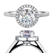 Flash Sale- Round Cut 1.25 Ct Diamond Engagement Ring-Evani Naomi Jewelry