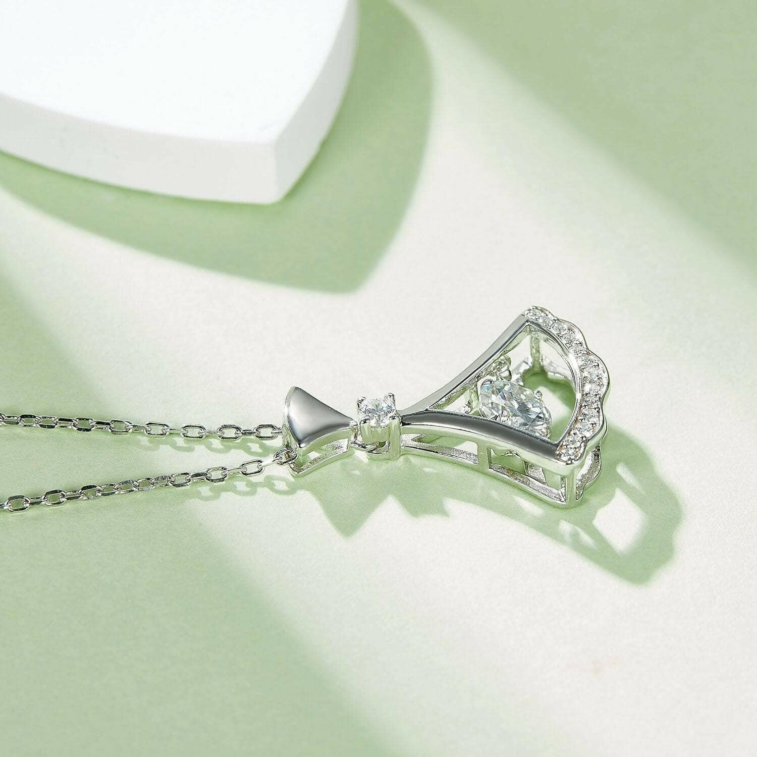Gorgeous 0.5 ct Dancing Diamond Dress Necklace-Evani Naomi Jewelry