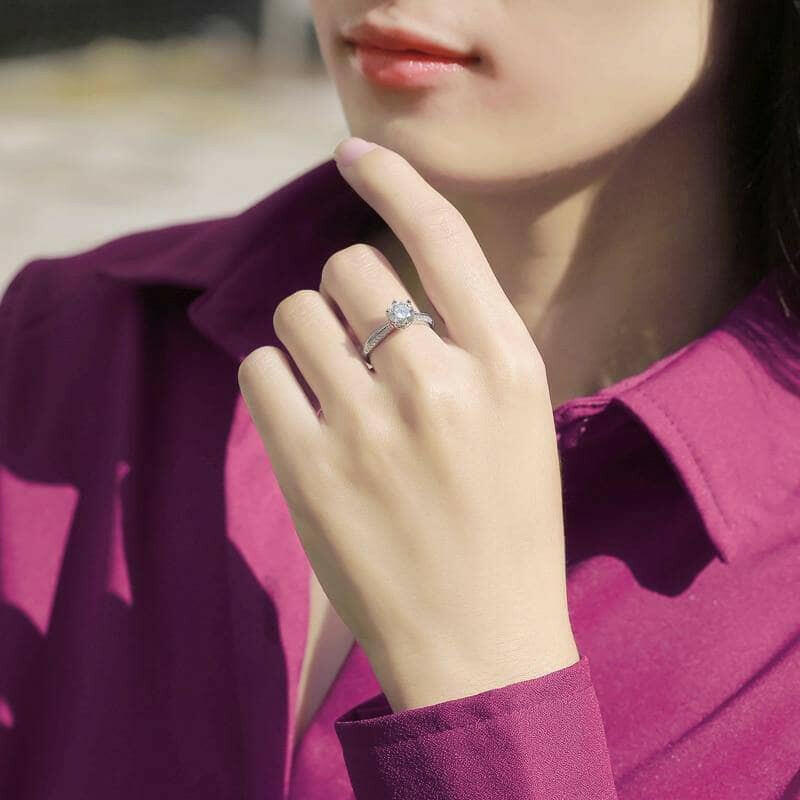 Gorgeous 1.00 ct Diamond Engagement Ring-Evani Jewelry