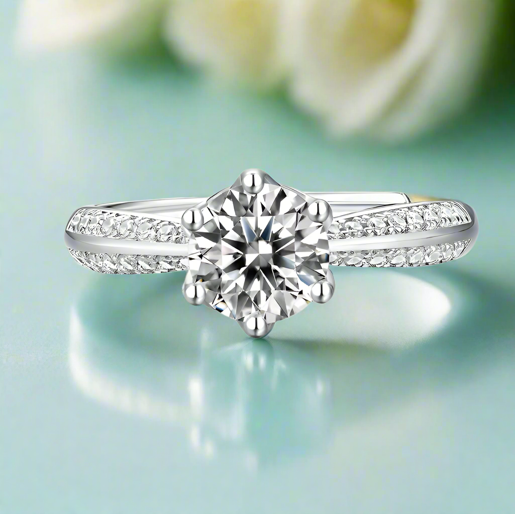 Gorgeous 1.00 ct Diamond Engagement Ring-Evani Naomi Jewelry