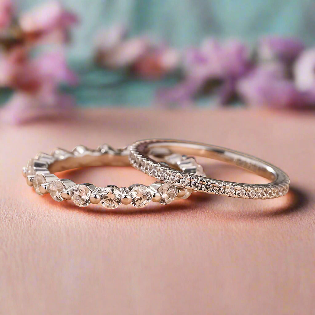 Gorgeous Radiant Cut 5.5ct Diamond 3pc Bridal Set-Evani Naomi Jewelry