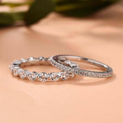 Gorgeous Radiant Cut 5.5ct Diamond 3pc Bridal Set-Evani Naomi Jewelry