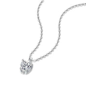 Heart Shaped 1.0 ct Diamond Necklace-Evani Naomi Jewelry