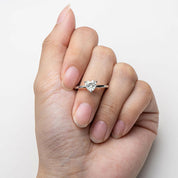 Heart-cut 1.00 ct Diamond Engagement Ring-Evani Naomi Jewelry