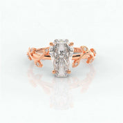 Hell and Back Gothic Engagement Rings in 14k Gold Limited Coffin Cut Diamond-Evani Naomi Jewelry