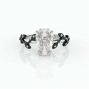 Hell and Back Gothic Engagement Rings in 14k Gold Limited Coffin Cut Diamond-Evani Naomi Jewelry