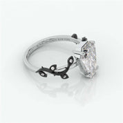 Hell and Back Gothic Engagement Rings in 14k Gold Limited Coffin Cut Diamond-Evani Naomi Jewelry