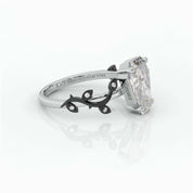 Hell and Back Gothic Engagement Rings in 14k Gold Limited Coffin Cut Diamond-Evani Naomi Jewelry