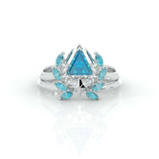 Light Mage Ring Set- Video Game Inspired Rings in 14k Rose Gold-Evani Naomi Jewelry