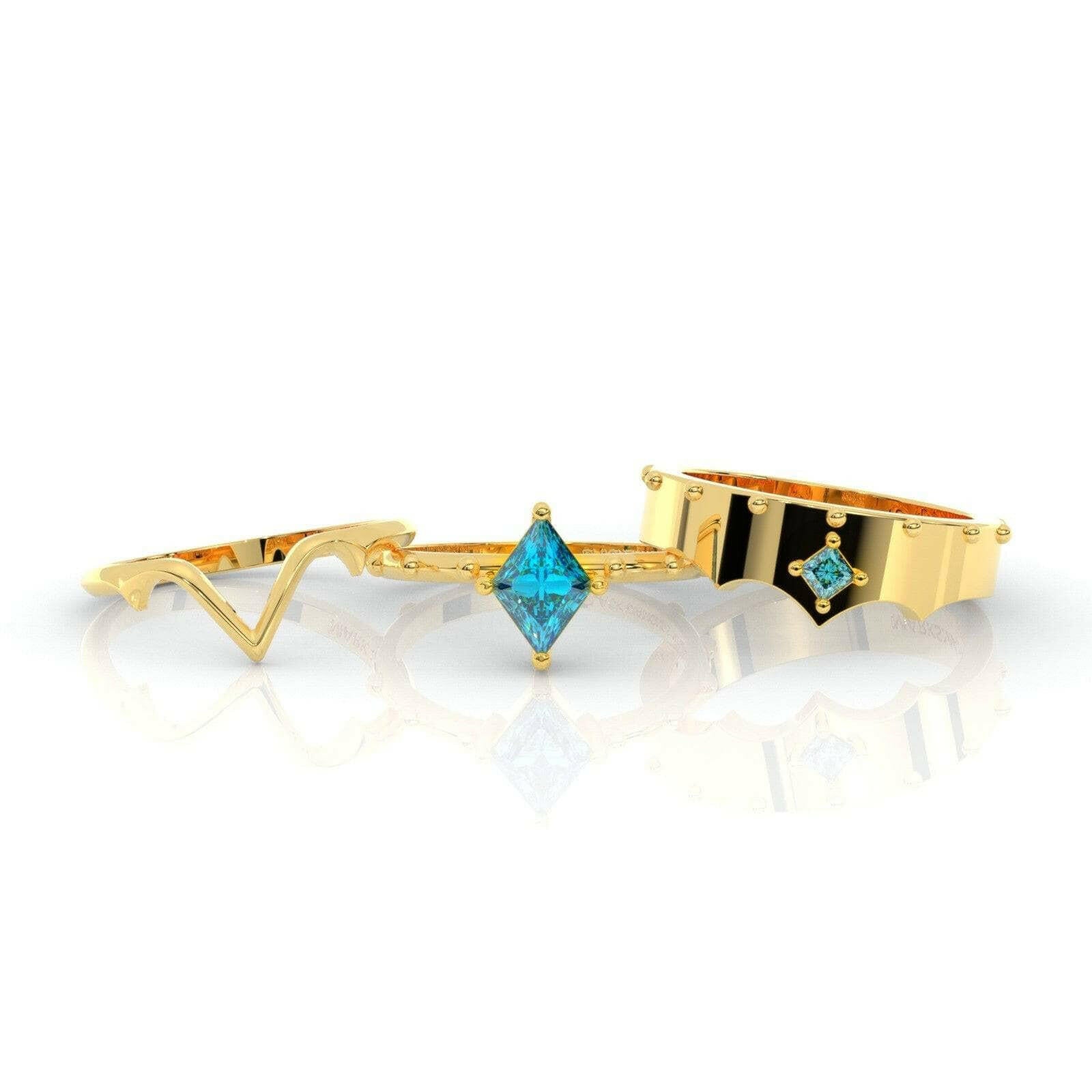 Marksman's Ring (Unisex)- Video Game Inspired Rings in 14k Yellow Gold-Evani Naomi Jewelry
