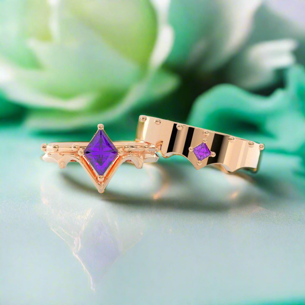 Marksman's Ring (Unisex)- Video Game Inspired Rings in 14k Yellow Gold-Evani Naomi Jewelry