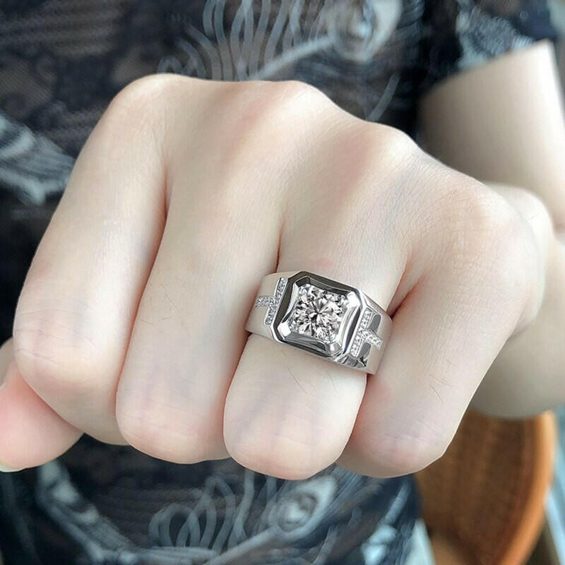 Men's 1.0 ct Diamond Band with Channel Setting-Evani Jewelry