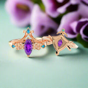 Paladin's Shield Ring (Unisex)- Video Game Inspired Rings in 14k Yellow Gold-Evani Naomi Jewelry