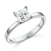 Princess-cut 1.00 ct Diamond Engagement Ring-Evani Naomi Jewelry