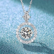 Round Brilliant-cut 1.0 ct Diamond Necklace-Evani Naomi Jewelry