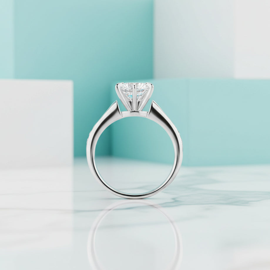 1.25 ct Round-cut Diamond Engagement Ring-Evani Jewelry