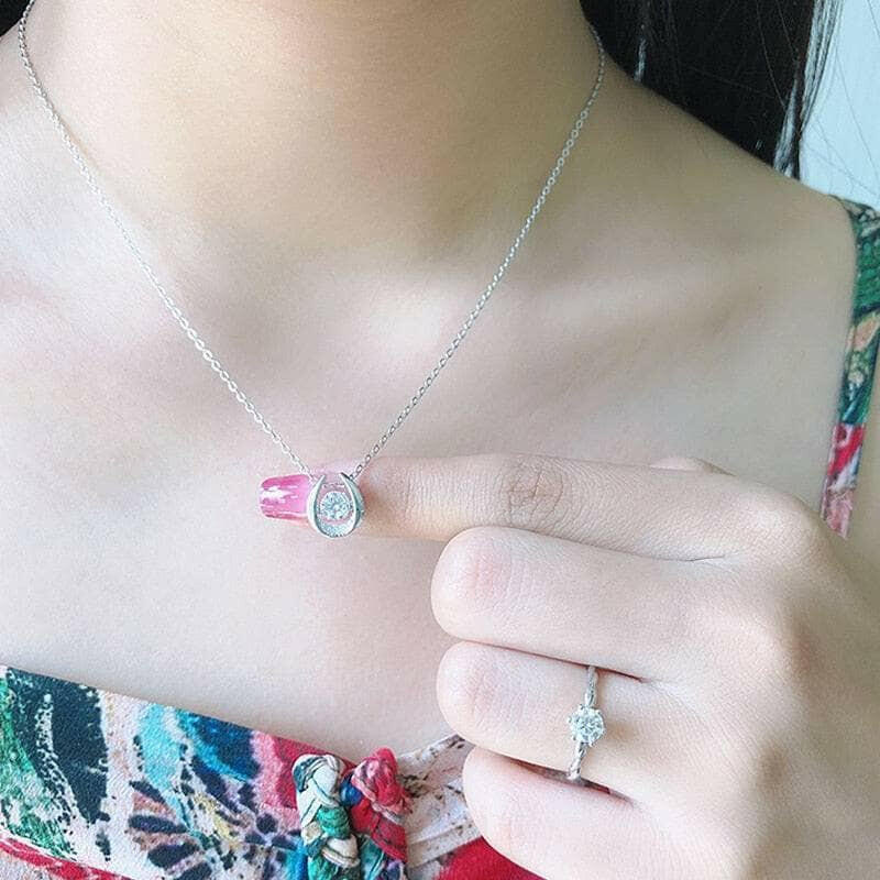Twinkle 0.5 ct Round Diamond Necklace-Evani Naomi Jewelry