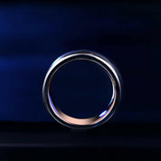 Two-tone Tungsten Carbide Multi Color Wedding Band-Evani Naomi Jewelry