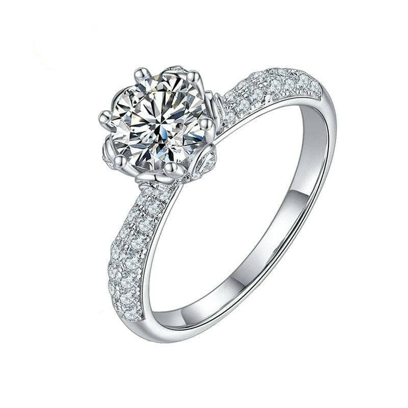 Vintage 1.00 ct Diamond Engagement Ring-Evani Jewelry