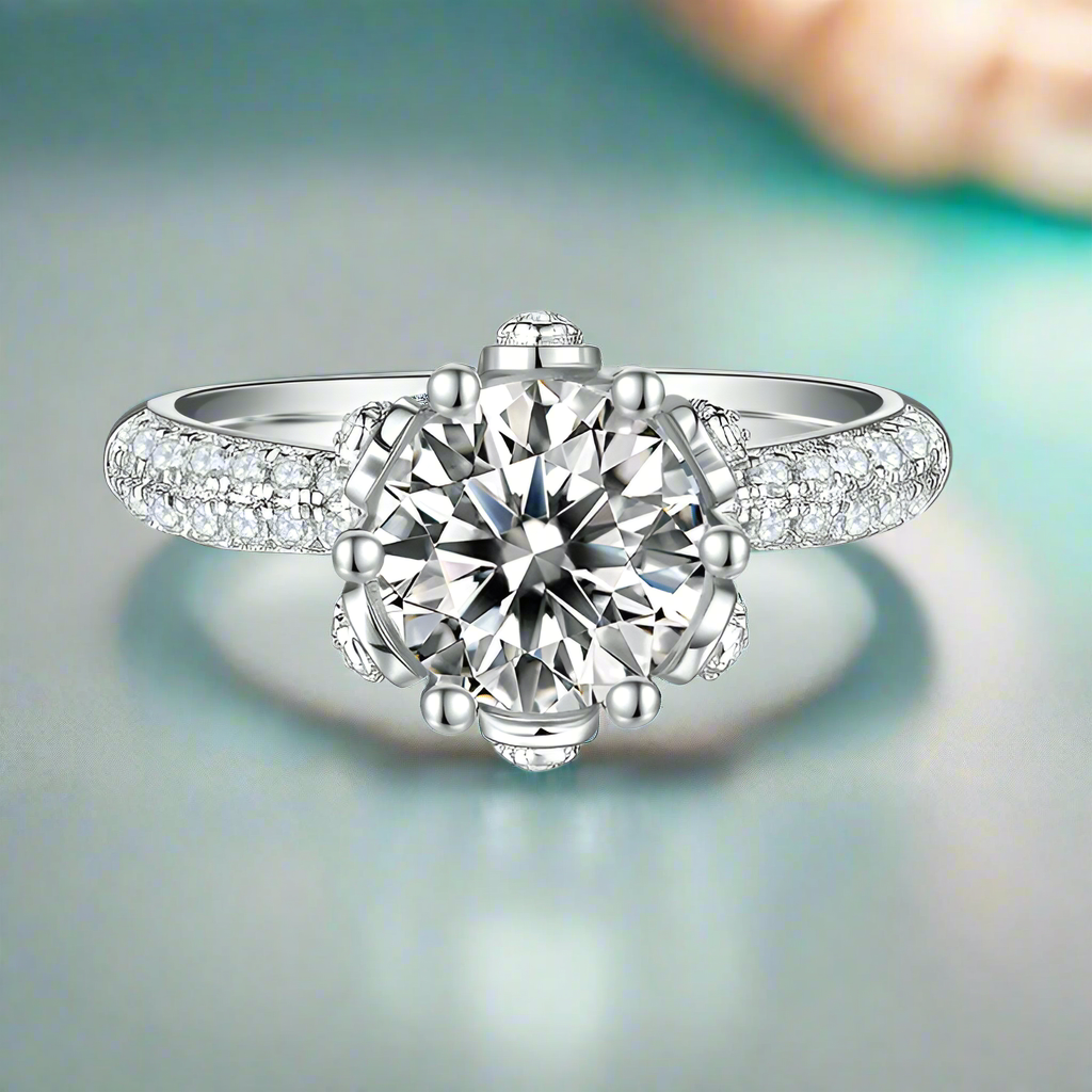 Vintage 1.00 ct Diamond Engagement Ring-Evani Jewelry