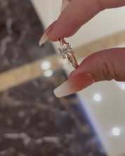 1.25 Ct Round Cut Diamond Promise Ring