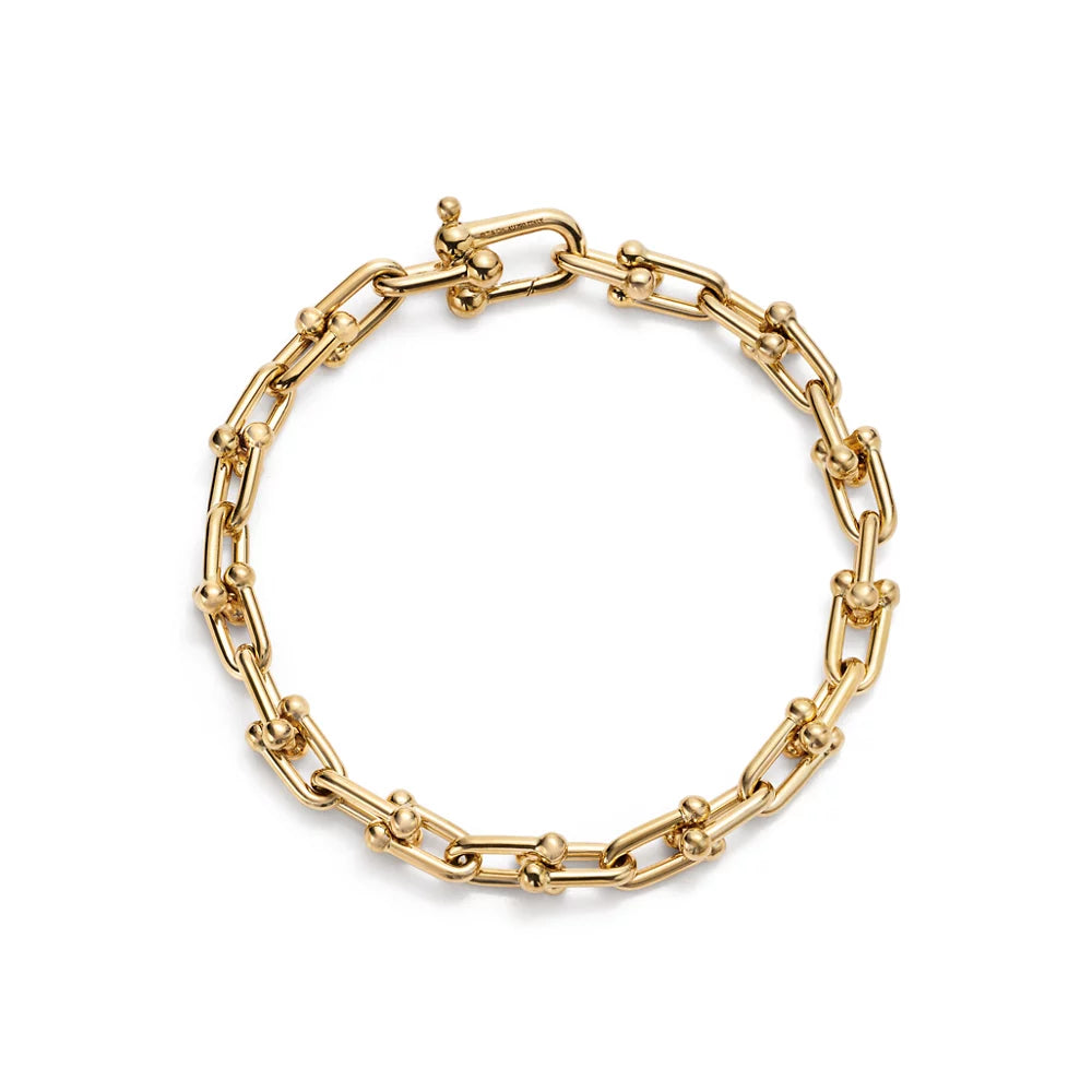 Special Pattern Square Link Chain Bracelet