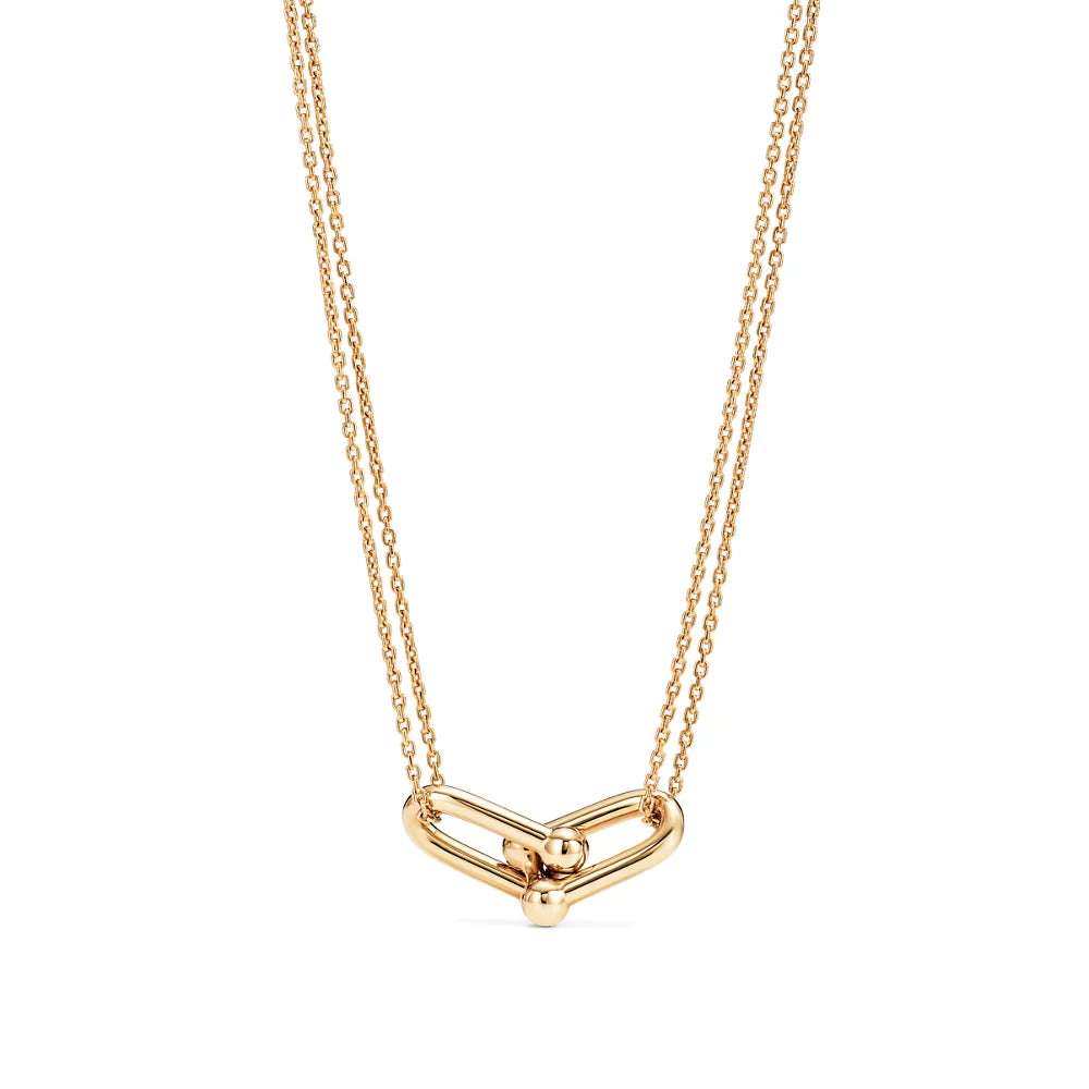Elegant Double-Butterfly Diamond OptionNecklace